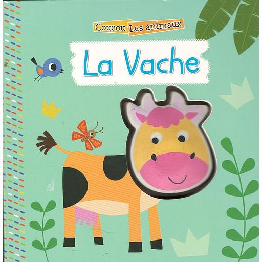 Coucou les animaux La Vache - Book cover - Arabic children’s stories
