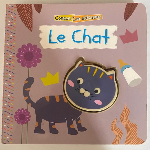 Coucou les animaux Le Chat - Book cover - Arabic children’s stories