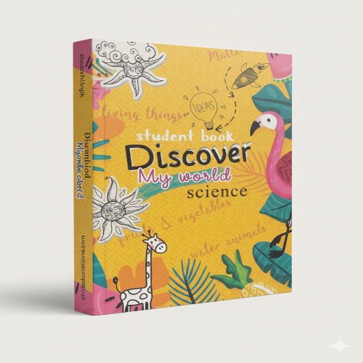 Science Book  - Book cover - Arabic children’s stories