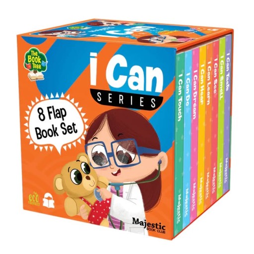 I CAN SERIES 8 FLAP BOOKS SET - Book cover - Arabic children’s stories