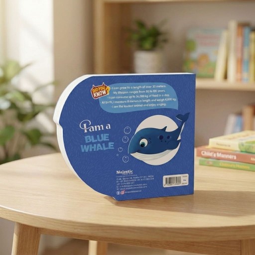 I am a BLUE WHALE - Inside spread - Arabic children’s stories