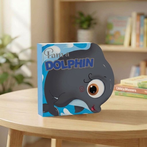 I am a DOLPHIN  - Book cover - Arabic children’s stories