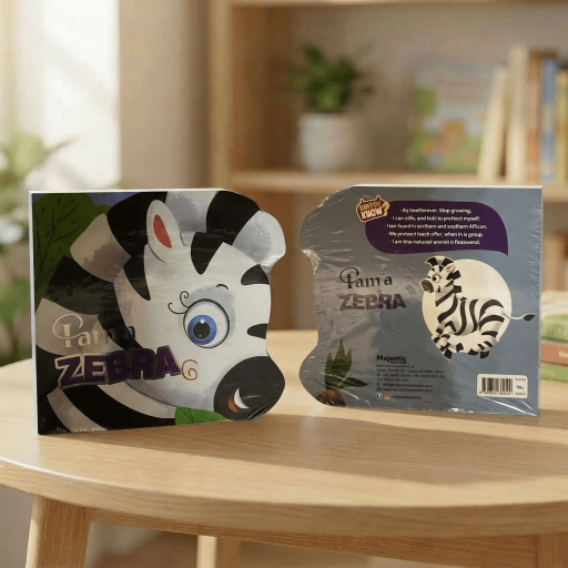 I am a ZEBRA - Book cover - Arabic children’s stories
