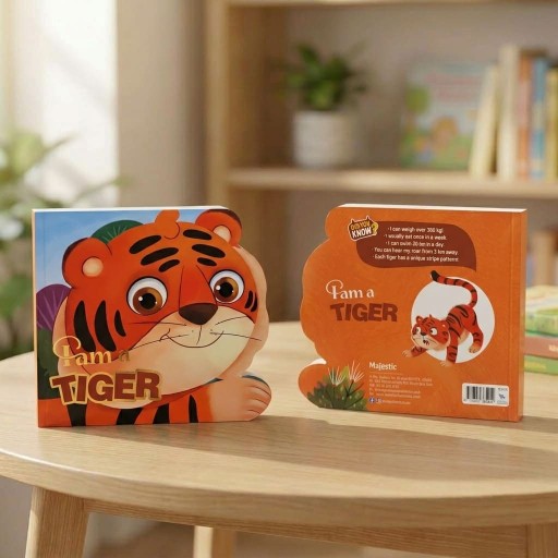 I am a TIGER - Book cover - Arabic children’s stories