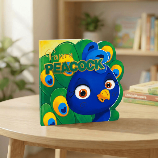 I am PEACOCK - Book cover - Arabic children’s stories