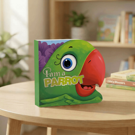 I am a PARROT - Book cover - Arabic children’s stories
