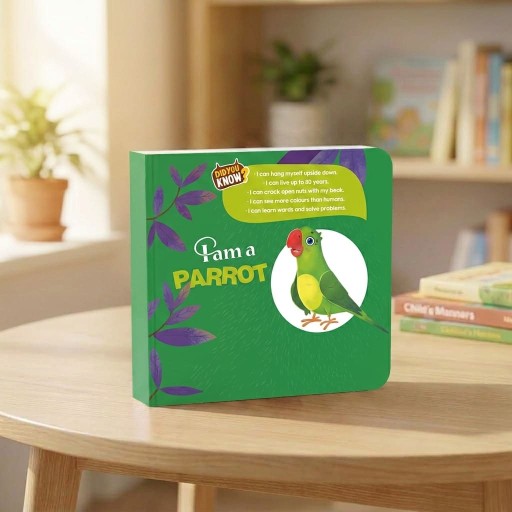I am a PARROT - Inside spread - Arabic children’s stories