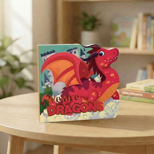 I am a DRAGON - Book cover - Arabic children’s stories
