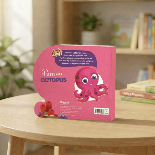I am a OCTOPUS - Inside spread - Arabic children’s stories