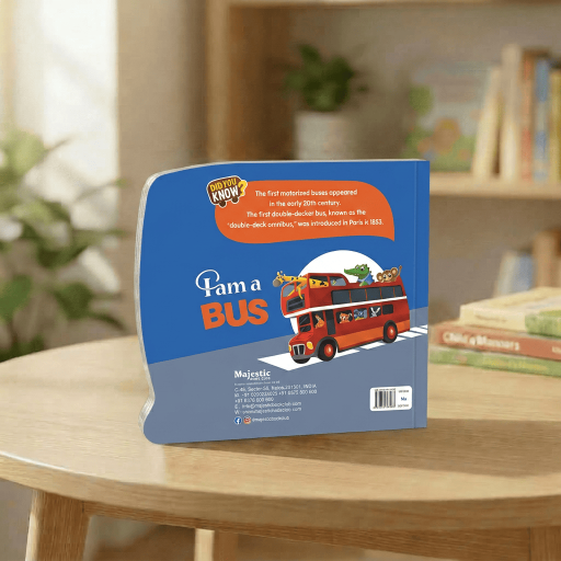 I am a BUS - Inside spread - Arabic children’s stories