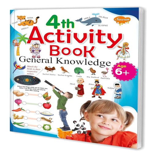 4th Activity Book General Knowledge 6 yrs and above - Book cover - Arabic children’s stories