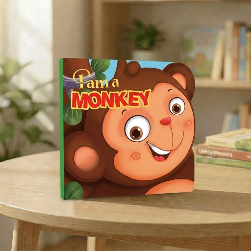 I am a MONKEY - Book cover - Arabic children’s stories