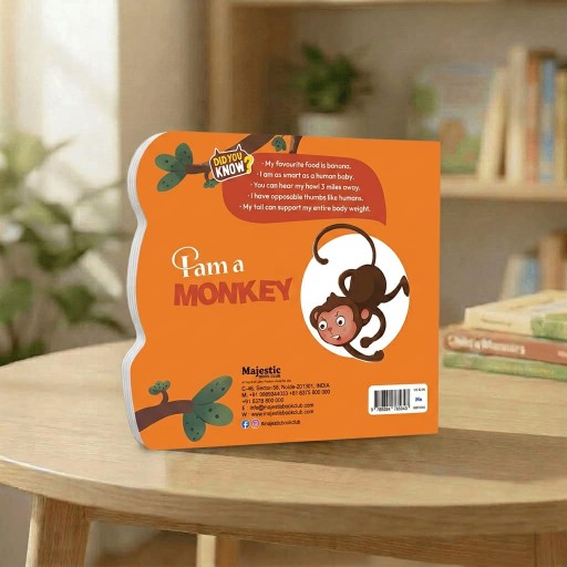 I am a MONKEY - Inside spread - Arabic children’s stories