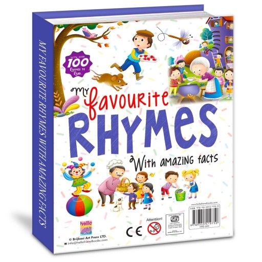 My Favourite Rhymes With Amazing Facts - Illustration - Arabic children’s stories