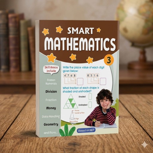 Smart MATHEMATICS 3 - Book cover - Arabic children’s stories
