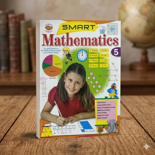 Smart MATHEMATICS 5 - Book cover - Arabic children’s stories
