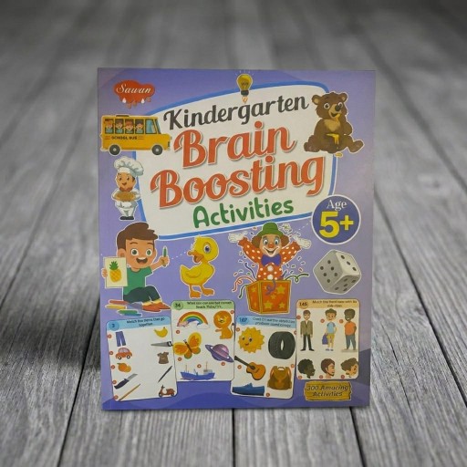 Kindergarten Brain Boosting Activities 5 - Book cover - Arabic children’s stories