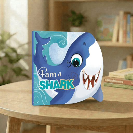 I am a SHARK - Book cover - Arabic children’s stories
