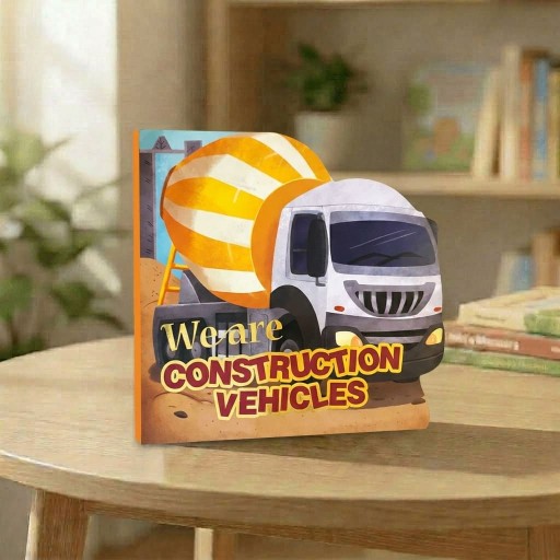 We are Construction Vehicles - Book cover - Arabic children’s stories