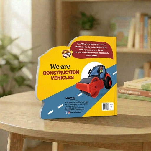 We are Construction Vehicles - Inside spread - Arabic children’s stories