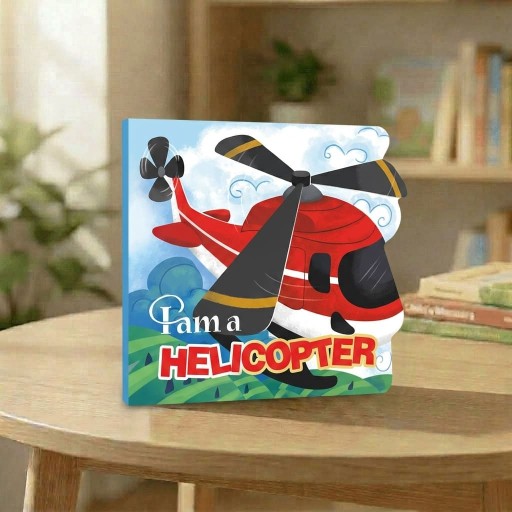 I am a HELICOPTER - Book cover - Arabic children’s stories