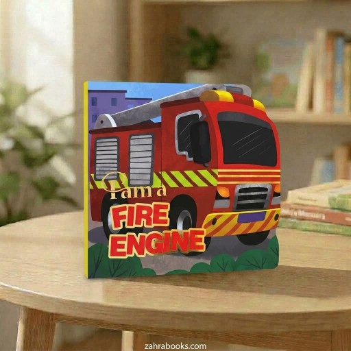 I am a FIRE ENGINE - Book cover - Arabic children’s stories