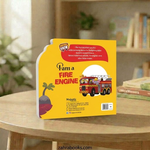 I am a FIRE ENGINE - Inside spread - Arabic children’s stories