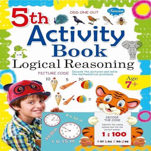 5th Activity Book Logical Reasoning Age 7 - Book cover - Arabic children’s stories