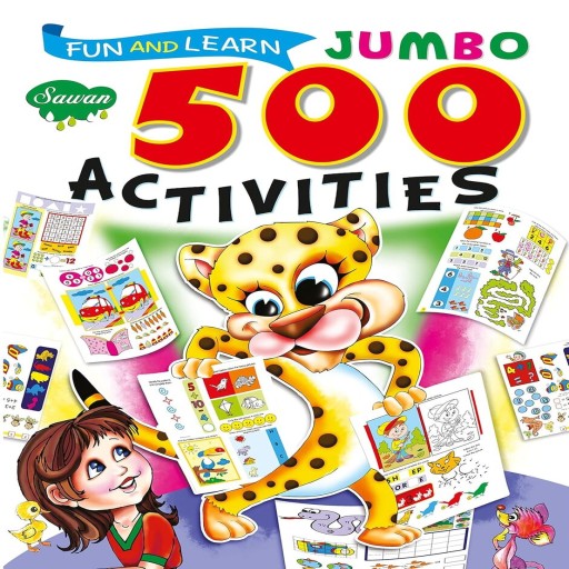 JUMBO 500 Activities  - Book cover - Arabic children’s stories