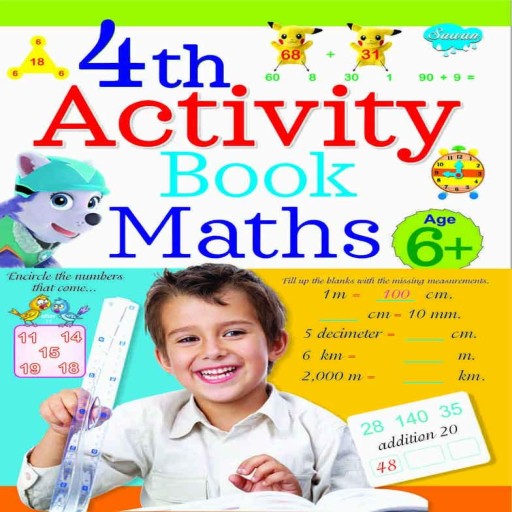 4th Activity Book Maths 6 - Book cover - Arabic children’s stories