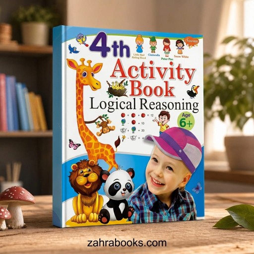 4th Activity Book Logical Reasoning 6 - Book cover - Arabic children’s stories